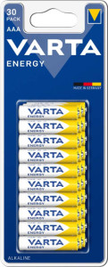 VARTA Pile alcaline Energy, Micro (AAA/LR3), par 8