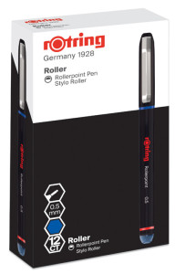 rotring Stylo roller Rollerpoint, largeur tracé: 0,5mm, noir