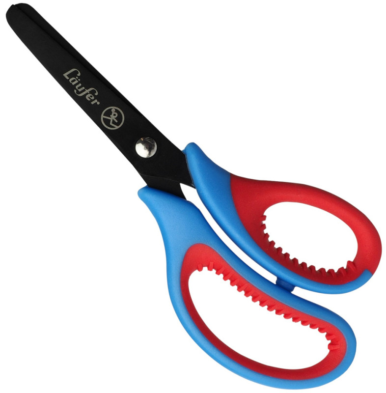 Läufer Ciseaux de bricolage ergonomiques, L: 130mm,vert/bleu