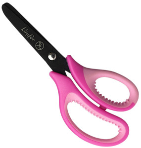 Läufer Ciseaux de bricolage ergonomiques, L: 130 mm, rose/