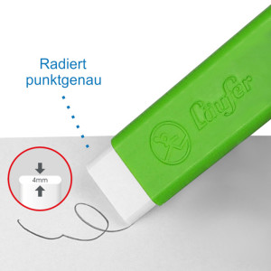 Läufer Gomme en plastique Pocket 2, rose