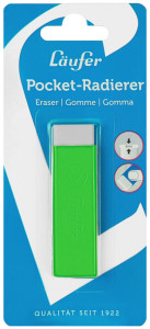 Läufer Gomme en plastique Pocket 2, rose