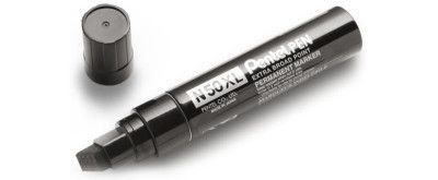 Pentel Marqueur permanent N50XL, pointe biseautée, noir