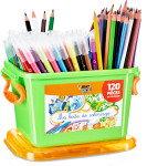 BIC KIDS Kit de dessin dans une caisse, 120 pièces BIC KIDS Kit de dessin dans une caisse, 120 pièces