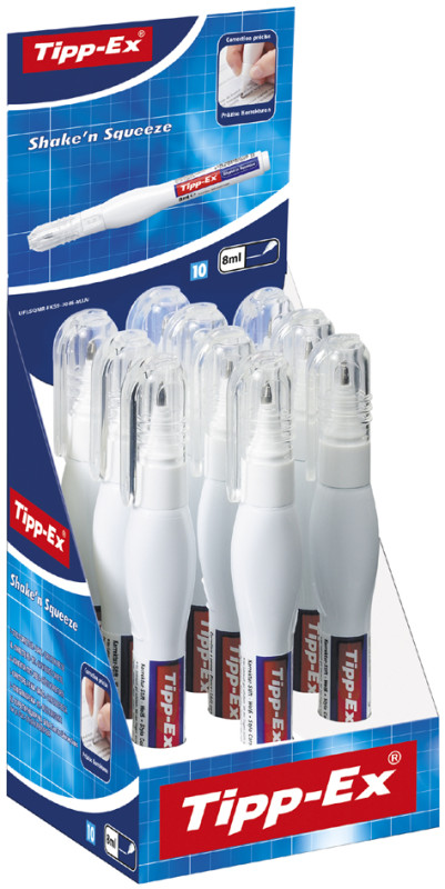 Tipp Ex Stylo Correcteur Shake n Squeeze Blanc