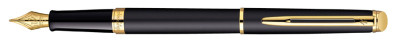 WATERMAN Stylo plume Hémisphère, vernis noir G.C.