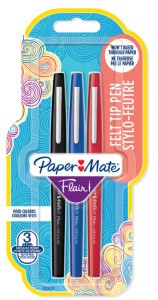 Paper:Mate Stylo feutre Flair, blister de 1, noir
