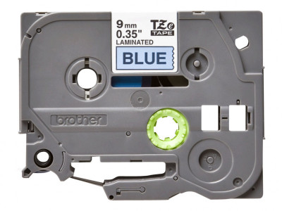 Brother TZE-521 ruban laminé P-Touch 9mm 8M Noir sur Bleu
