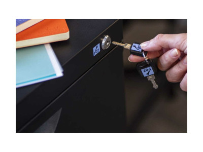 Brother TZE-521 ruban laminé P-Touch 9mm 8M Noir sur Bleu