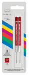 PARKER Recharge pour stylo à bille QUINKflow ECO, M, rouge PARKER Recharge pour stylo à bille QUINKflow ECO, M, rouge