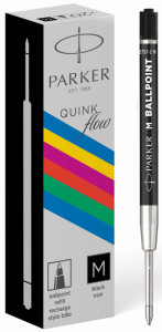 PARKER Recharge pour stylo à bille QUINKflow ECO, noir