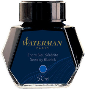 WATERMAN Flacon d'encre, contenu: 50 ml, bleu mystère