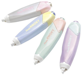 Pentel Ruban correcteur KNOKY, 5 mm x 6 m, présentoir