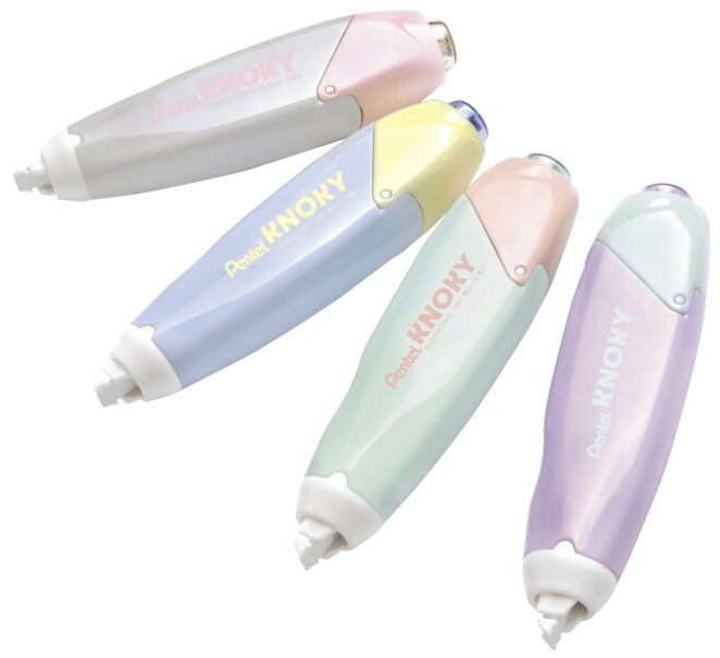 Pentel Ruban correcteur KNOKY, 5 mm x 6 m, présentoir