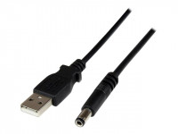 Startech : CABLE ALIMENTATION USB VERS JACK ANNULAIRE TYPE N 5V CC de 1