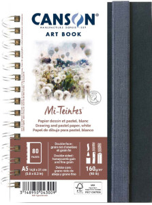 CANSON Carnet de croquis ART BOOK Mi-Teintes, A5, blanc