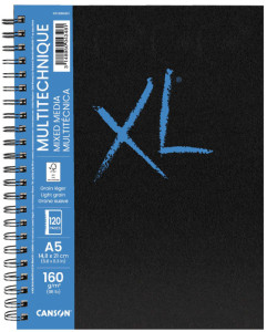 CANSON Carnet de dessin XL BOOK MIXED MEDIA, A4