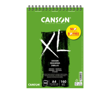 CANSON Bloc à croquis et études XL DESSIN Promo, A4