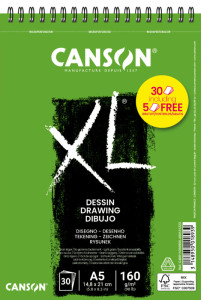 CANSON Bloc à croquis et études XL DESSIN Promo, A3