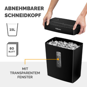 Fellowes Destructeur de documents Powershred P-42C, noir