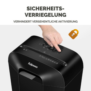 Fellowes Destructeur de documents Powershred LX25, noir