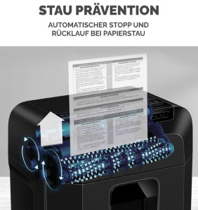 Fellowes Destructeur de documents AutoMax 80M, particules