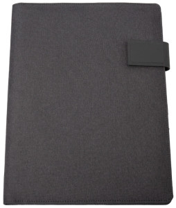 Alassio Conférencier RPET avec languette, A4, anthracite
