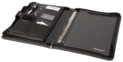Alassio Porte-documents RPET, A4, PET recyclé, anthracite