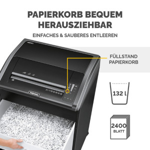 Fellowes Destructeur de do.Powershred 485Ci,particule,suisse