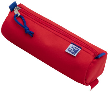 Oxford Trousse ronde, polyester, rond, grand, rouge