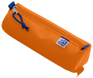 Oxford Trousse ronde, polyester, rond, grand, orange