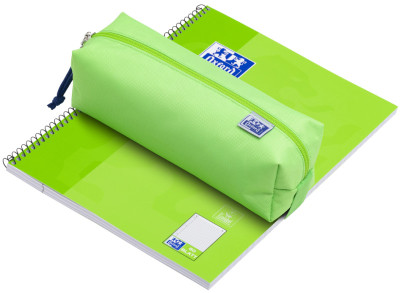 Oxford Trousse, polyester, rectangulaire, grand, bleu