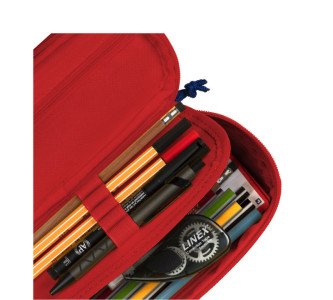 Oxford Trousse, polyester, oval, vert clair