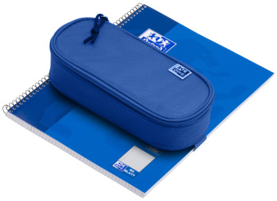 Oxford Trousse, polyester, oval, vert clair