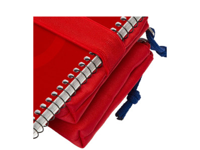 Oxford Trousse à deux compartiments, polyester, bleu