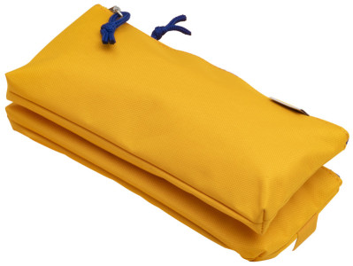 Oxford Trousse à deux compartiments, polyester, bleu