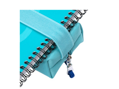 Oxford Trousse, polyester, rectangulaire, petit, bleu