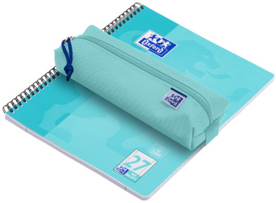 Oxford Trousse, polyester, rectangulaire, petit, bleu