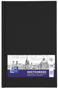 Oxford Cahier de croquis couverture rigide, A5, 96 feuilles