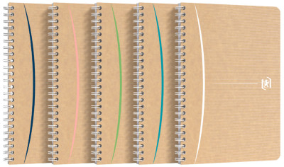 Oxford Cahier à spirales TOUAREG, A5, ligné, 90 pages