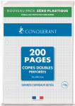 CONQUERANT SEPT Copies doubles, A4, Seyès, 200 pages