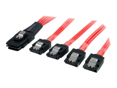 Startech : 1M SAS cable - SFF-8087 TO 4X LATCHING SATA