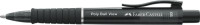 FABER-CASTELL Stylo à bille rétractable POLY BALL VIEW, bleu