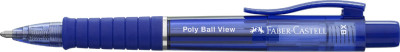 FABER-CASTELL Stylo à bille rétractable POLY BALL VIEW, rose