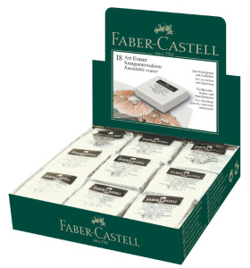 FABER-CASTELL Knetgummi-Radierer ART ERASER, weiß