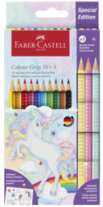 FABER-CASTELL Crayon de couleur triangulaire Colour GRIP