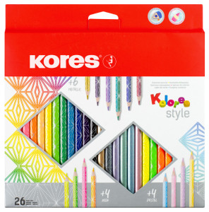 Kores Crayon de couleur 