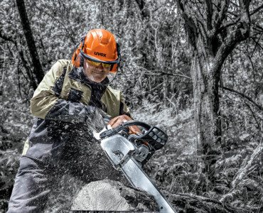 uvex Casque de sécurité pheos forestry, orange