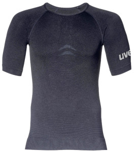 uvex T-shirt à manches courtes pour hommes, M/L, noir