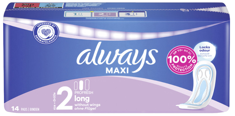 always Serviette hygiénique maxi ProFresh Long